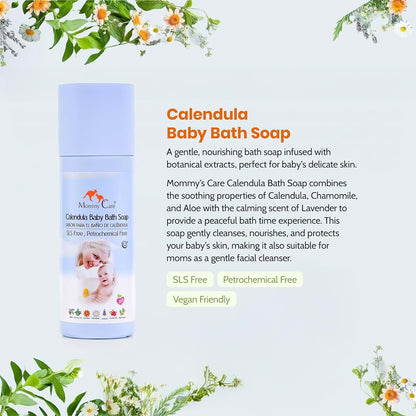 Mommy Care Calendula Baby Bath Soap With Lavender Scent