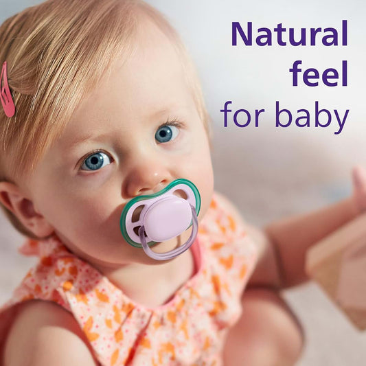 Philips Avent Ultra Air Pacifier 4-Pack for Babies 0-6 Months