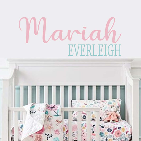 Sticky Wall Vinyl Custom Name Wall Decal For Nursery And Bedroom
