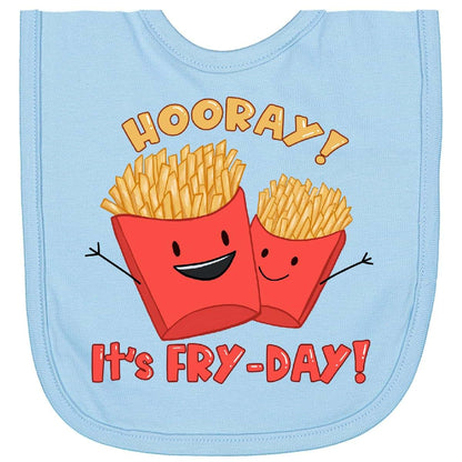Inktastic Hooray It's Fry-Day With Cute Fries Newborn Bib
