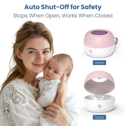 MomMed Portable Pacifier Sanitizer UV Case
