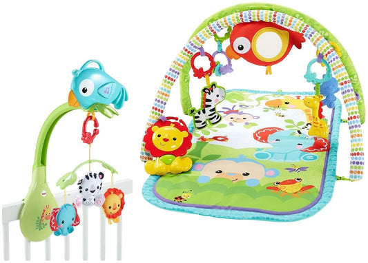 Fisher-Price Musical Activity Gym and Mobile Gift Set