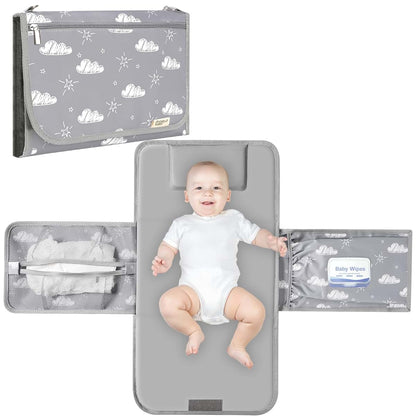 Phoebus Baby Portable Changing Pad Mat for Travel and On-the-Go Use