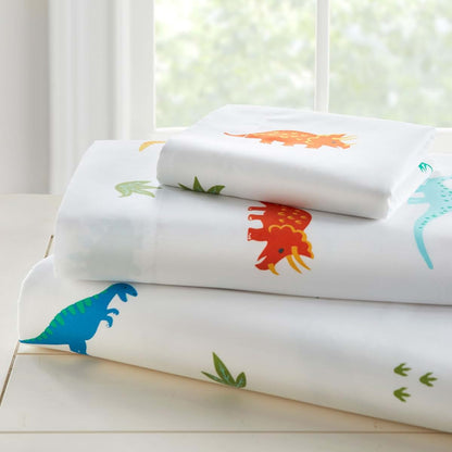 Wildkin Toddler Sheet Set – Jurassic Dinosaurs Microfiber Bedding