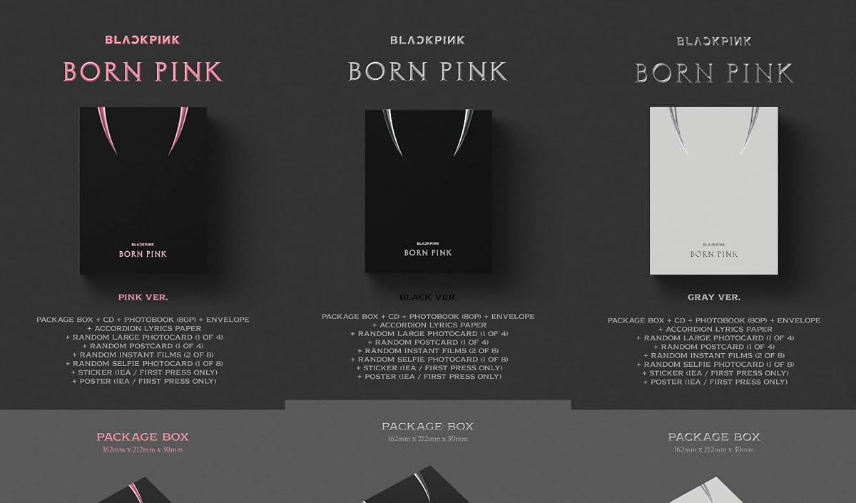 DREAMUS BLACKPINK BORN PINK 2nd Album Box Set Version