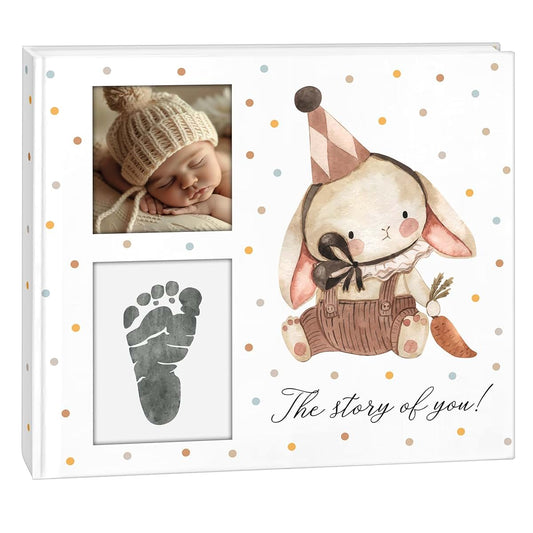 Little Keepsakes by YASHVEDH Baby Book Keepsake for New Born First 5 Years, Baby Memory Book with 24 Monthly Milestone