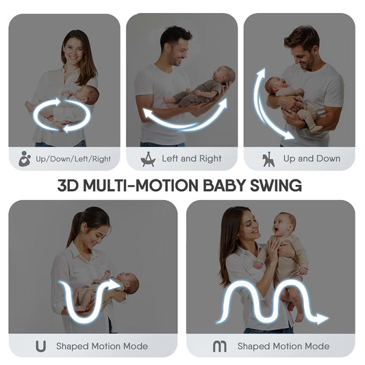 FasonBaby Multi-Motion Baby Swing with 3D Technology and Bluetooth (photo 2)