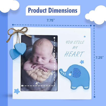 Cedar Creek Sellers You Stole My Heart Wooden Baby Picture Frame