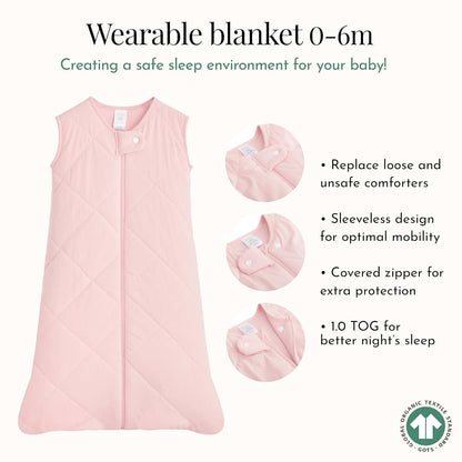 Evolur I Hear You 3 Piece Crib Bedding Set In Baby Pink (photo 2)