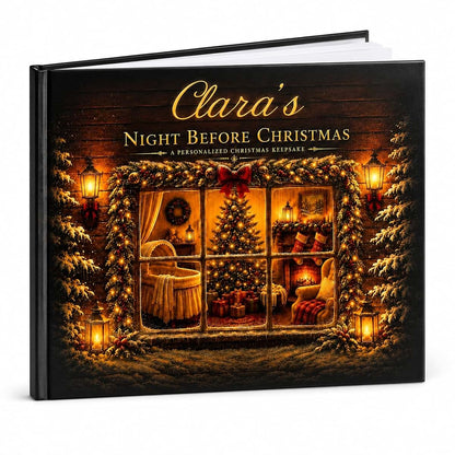 Bella Artisan Design Personalized Baby's First Christmas Keepsake Book, Night Before Christmas