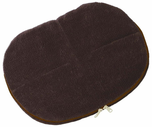 カ マルカ Maruka Hot Water Bottle Bag (Zipper), Brown 002106