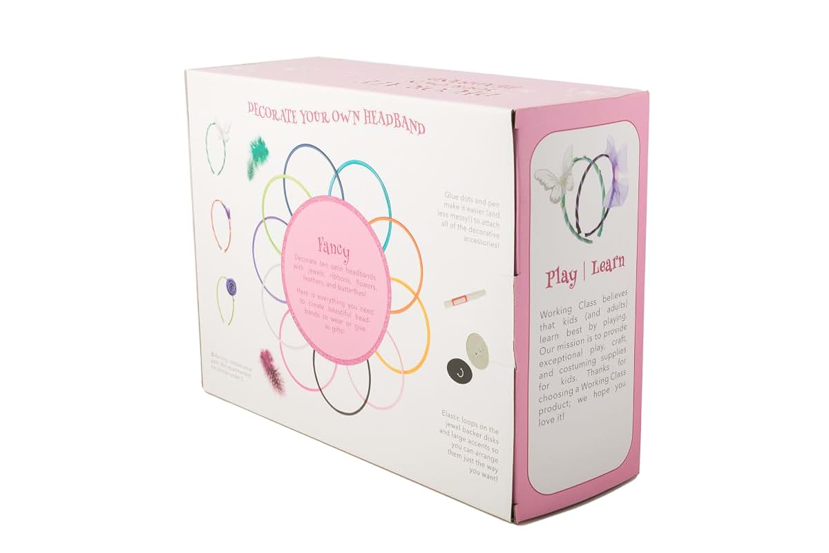 Working Class DIY Headband Kit: Makes 10 Fashion Headbands