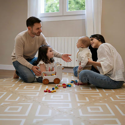 HARPPA Aria Play Mat | Modular EVA Foam Flooring for Nursery