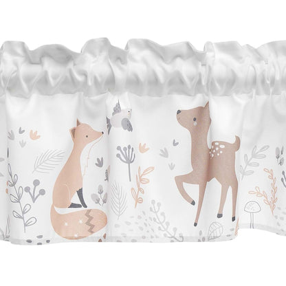 Bedtime Originals Deer Park Window Valance, 54" x 10", Microfiber