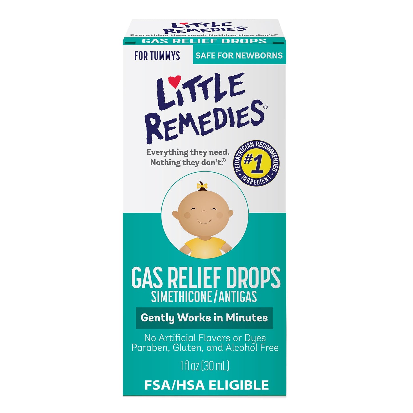 Little Remedies Gas Relief Drops, Natural Berry Flavor