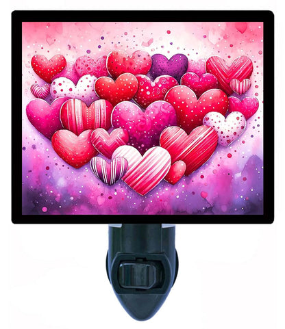 Night Light Designs Hearts and More Hearts Night Light