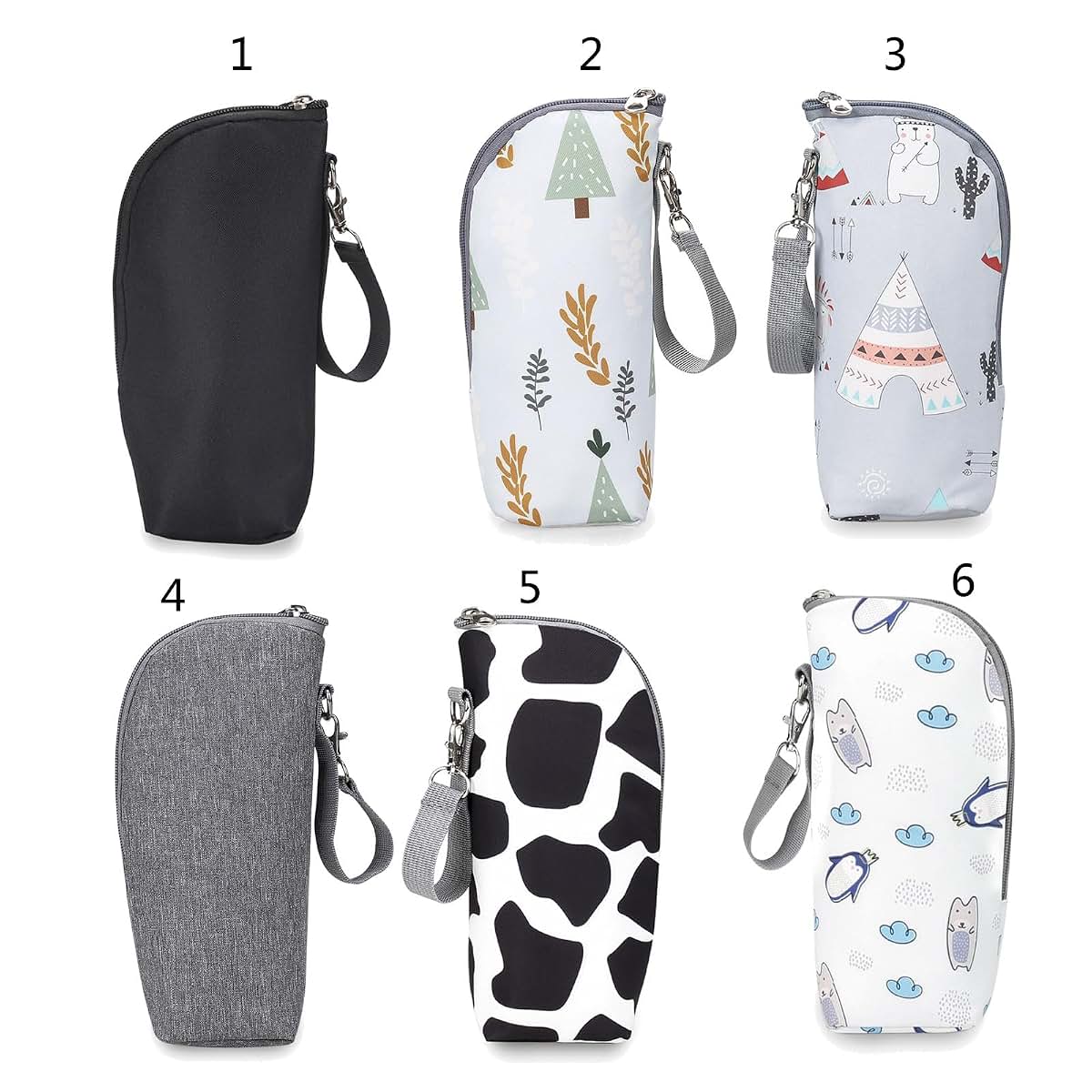 Qsvbeeqj Travel Milk Warmer Bag Infant Feeding Bottle Protective Cover (photo 3)