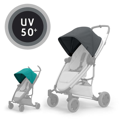 Quinny Sun Canopy for Zapp Flex Strollers, Graphite (photo 3)