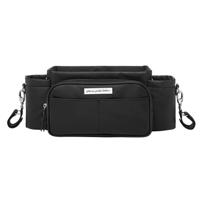 Petunia Pickle Bottom Wander Stroller Caddy Deluxe, Ebony, Fits Most Strollers