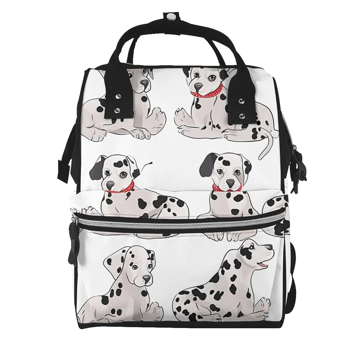 LHDGBNV Dalmatian Print Diaper Bag Backpack with Changing Pad