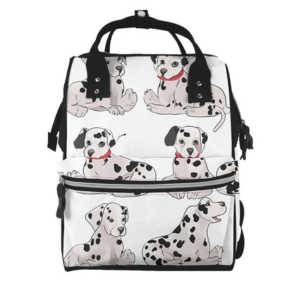 LHDGBNV Dalmatian Print Diaper Bag Backpack with Changing Pad