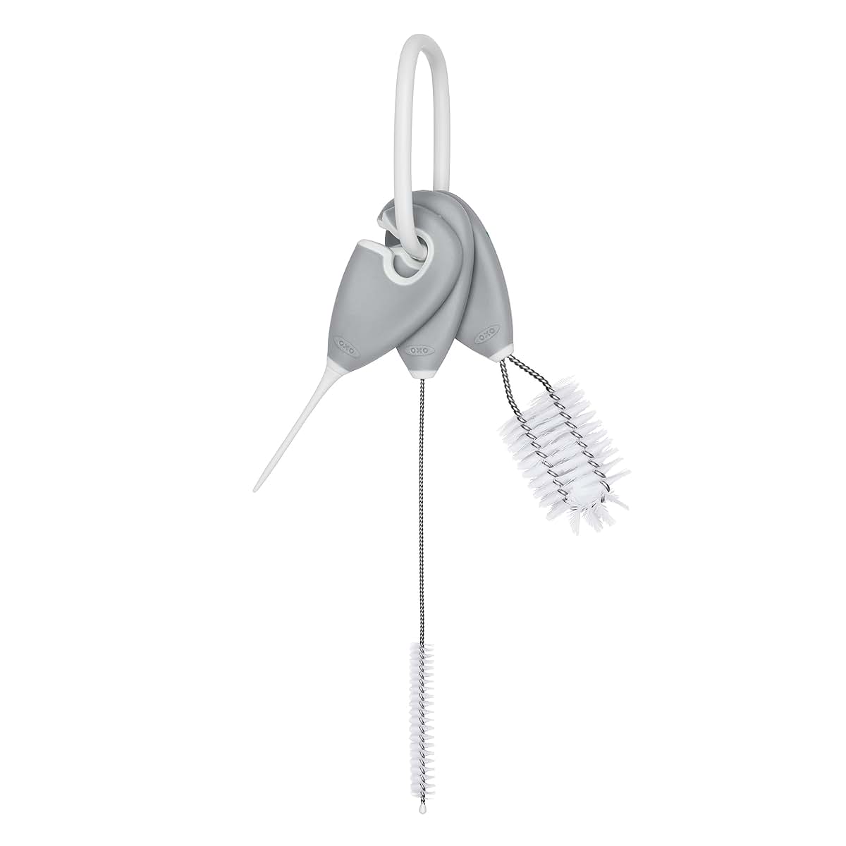 Oxo Tot Cleaning Set for Straw and Sippy Cups with Three Specialized Brushes