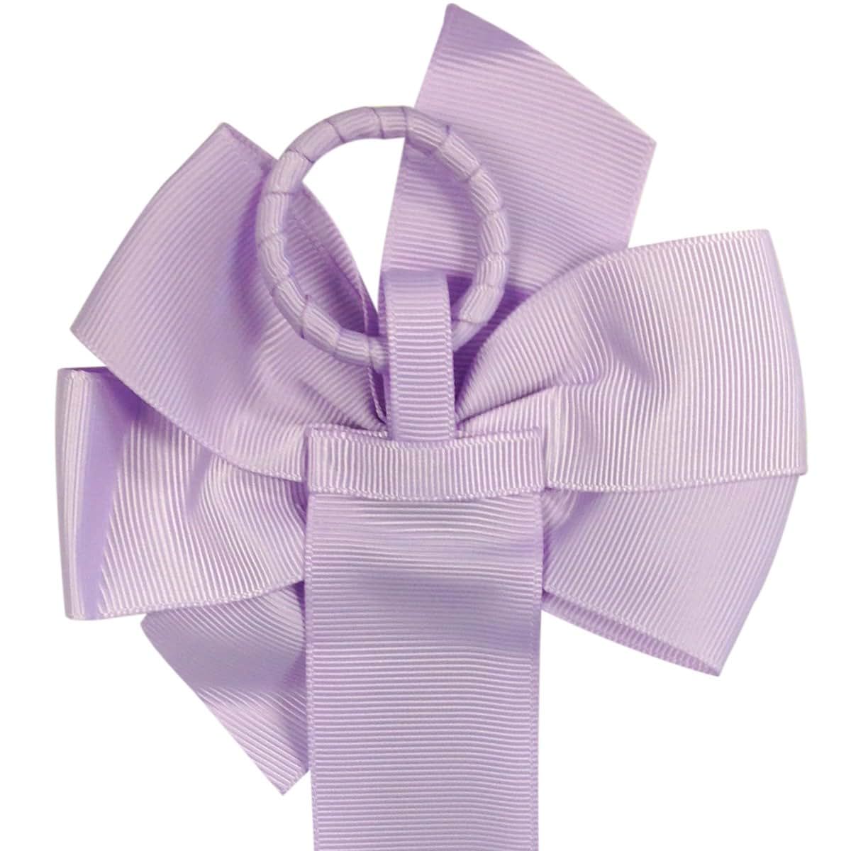 Wrapables Hair Clip and Hair Bow Holder, Purple Polka Dots (photo 3)