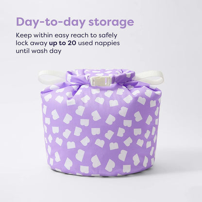 Bambino Mio Stay at Home Wet Bag Large Waterproof Nappy Laundry Storage