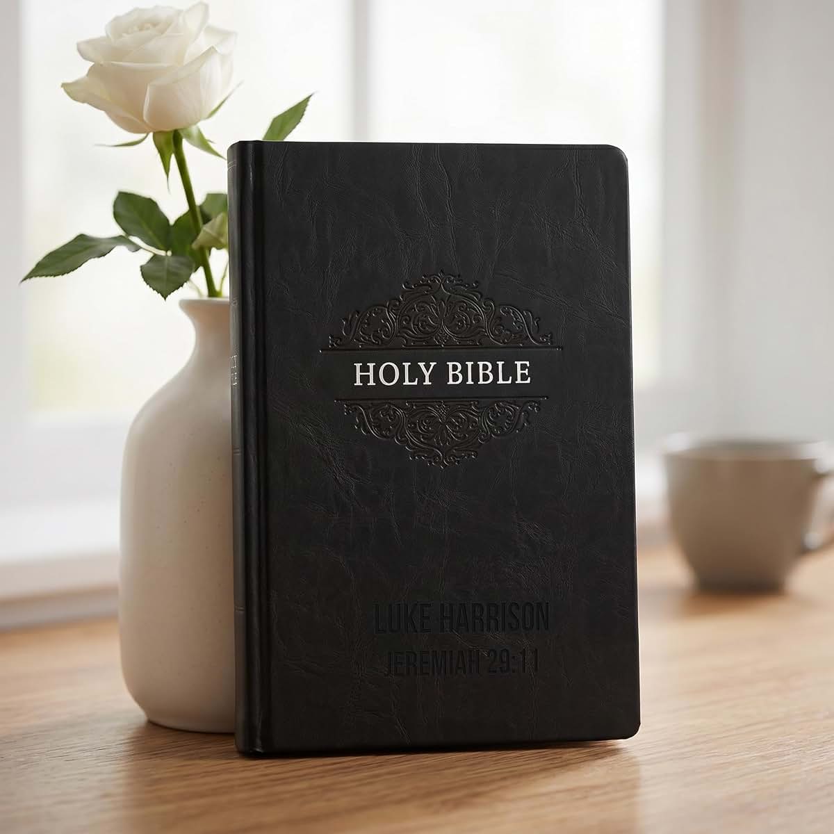 Printualist Personalized NIV Bible With Custom Engraved Black Cover (photo 2)