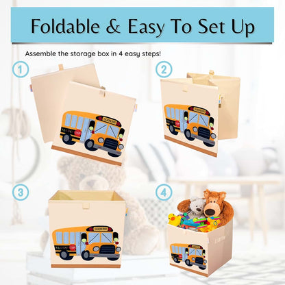 Product 4 Kids - Washable Cube Storage Organizer Bins