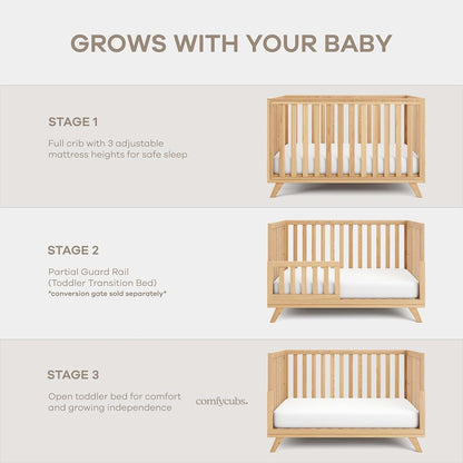 Comfy Cubs Crib Conversion Kit for Toddler Bed Guard Rail