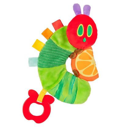 Kids Preferred The Very Hungry Caterpillar Sensory Toy With Crinkle Orange Slice And Teether Ring
