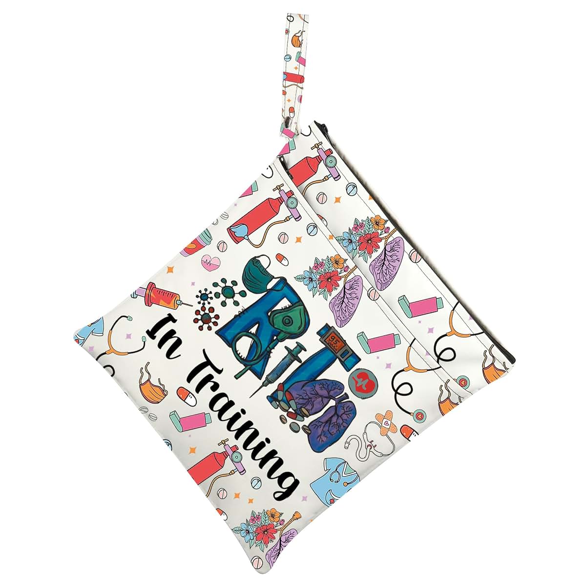 CMNIM Wet Dry Bag Zipper Pouch With Two Compartments