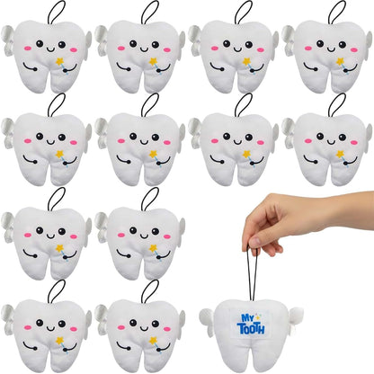 Fun Express Plush Tooth Fairy Pocket Pillow Doorknob Hangers