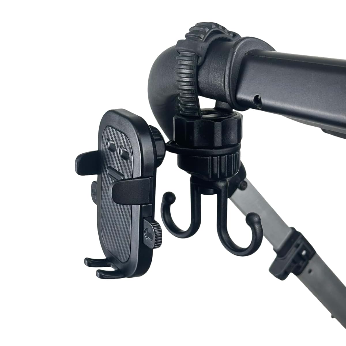 Ezkindheit 2-in-1 Hook & Phone Holder - Universal Stroller Accessory