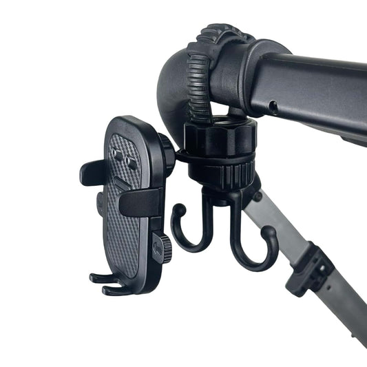 Ezkindheit 2-in-1 Hook & Phone Holder - Universal Stroller Accessory