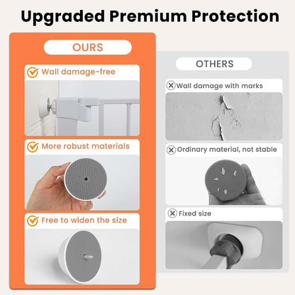 Wall Guard for Pressure Mounted Gates | 4 Pack Extension Kit