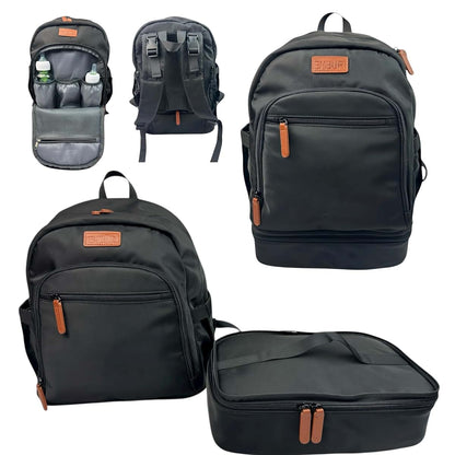 Embur Diaper Bag Backpack With Detachable Insulated Cooler