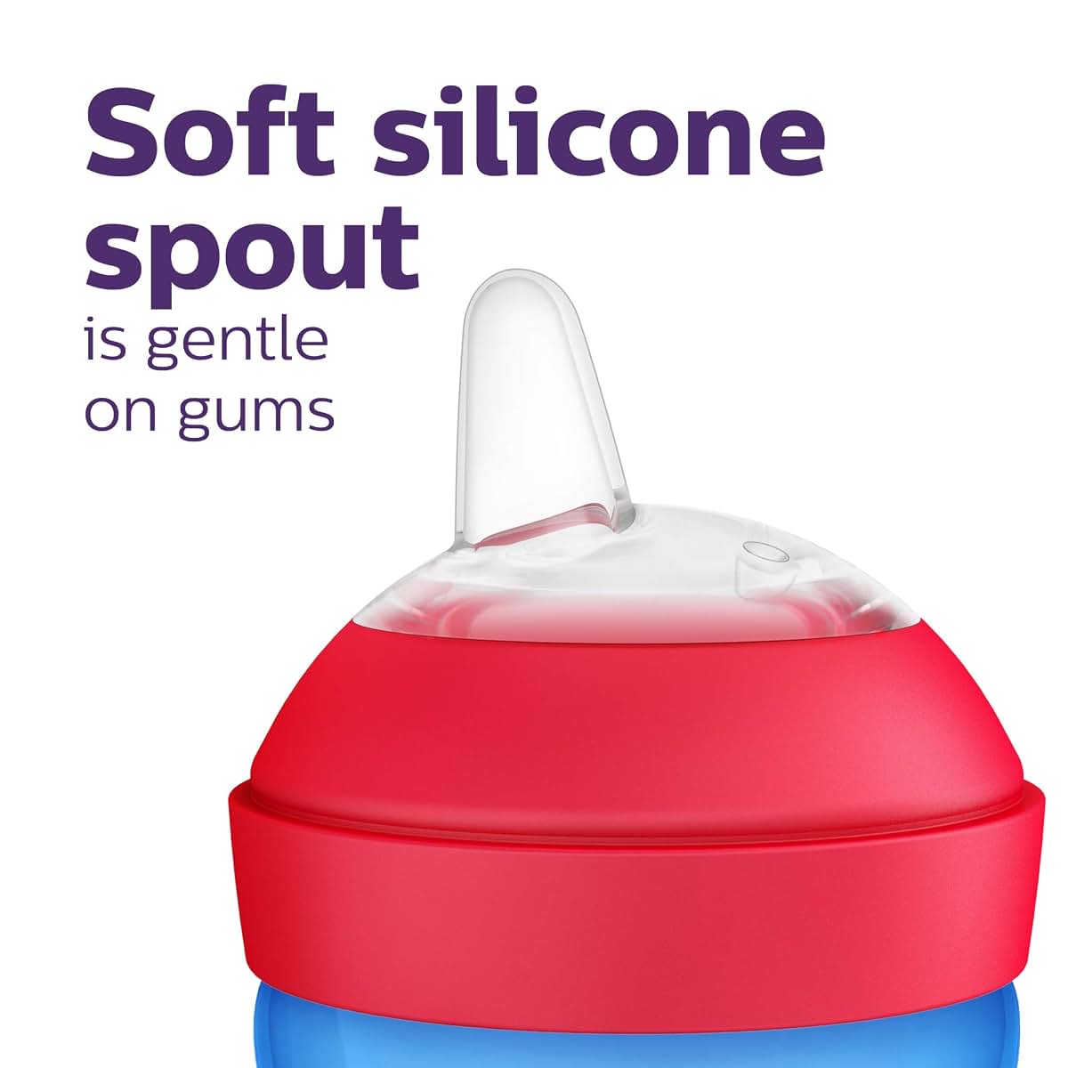 Philips Avent My Grippy Spout Sippy Cup, 10 Oz, Blue/Green (photo 4)