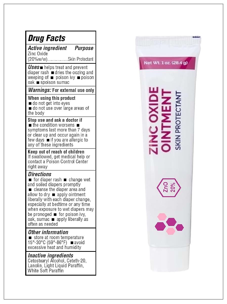 AmeriCan Goods 3-Pack 20% Zinc Oxide Ointment Cream (photo 2)