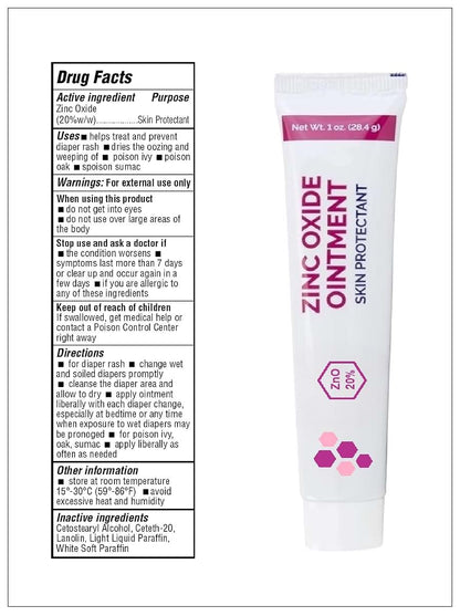 AmeriCan Goods 3-Pack 20% Zinc Oxide Ointment Cream (photo 2)