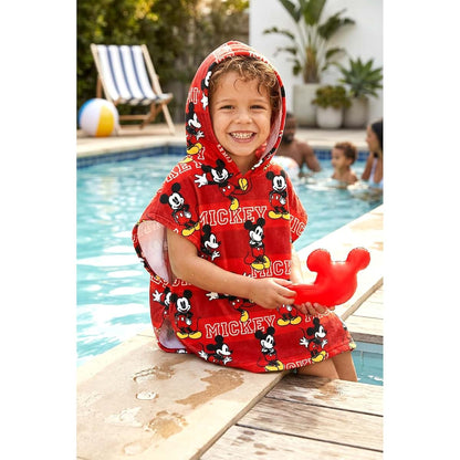 BabyOneStop Mickey Mouse Hooded Towel Poncho Set