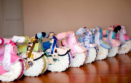 Diaper Cake Motorcycle for Boy or Girl Baby Shower By Little Kg's Dreams