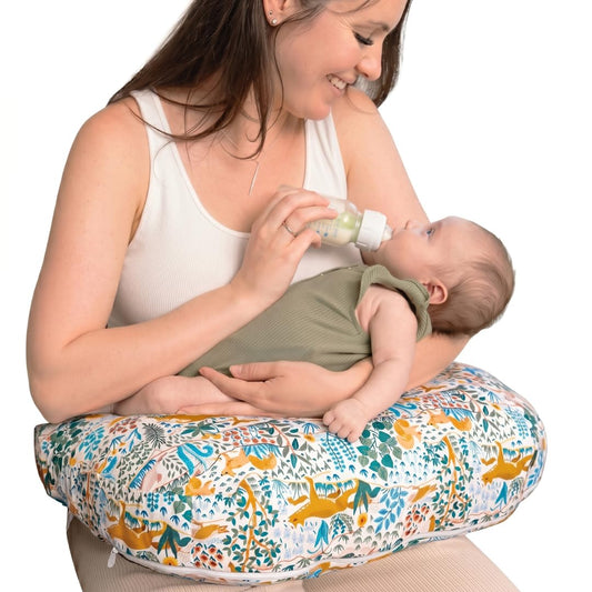 Boppy Nursing Pillow Colorful Forest Animals