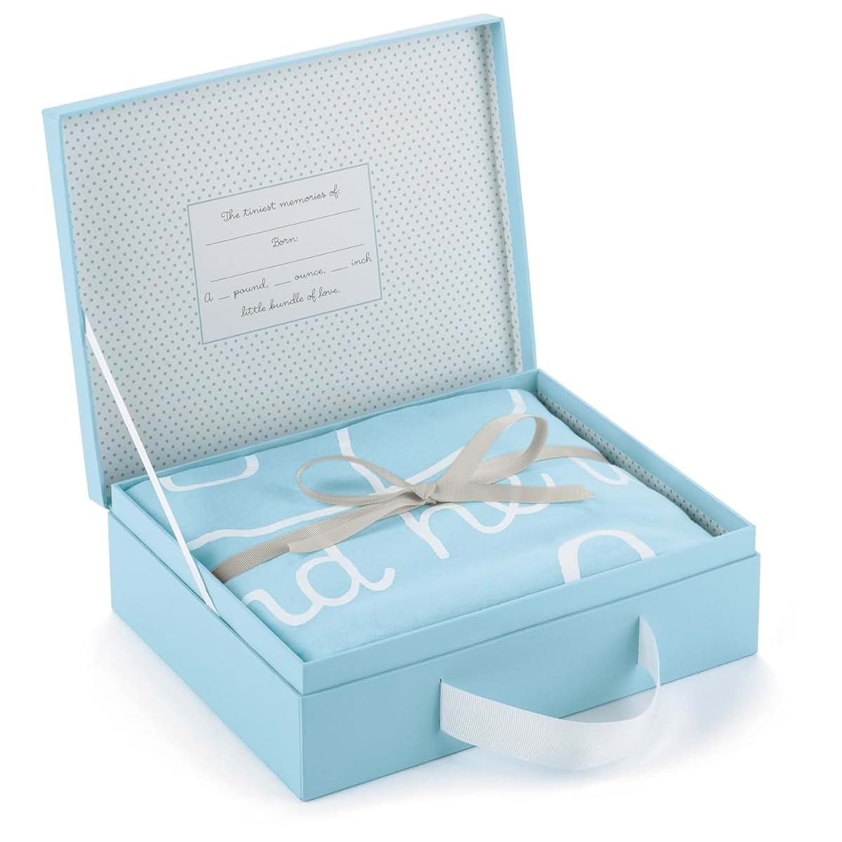 Hallmark Loved Baby Boy Blue Blanket