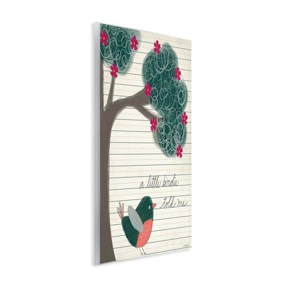 Stupell Industries A Little Birdie Told Me Bird and Tree Wall Art