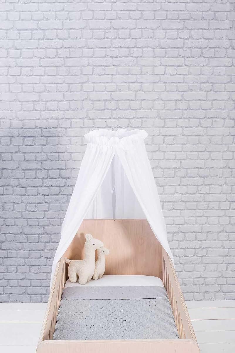 Vintage Sky 155 cm White by Jollein – White – 280 x 155 cm