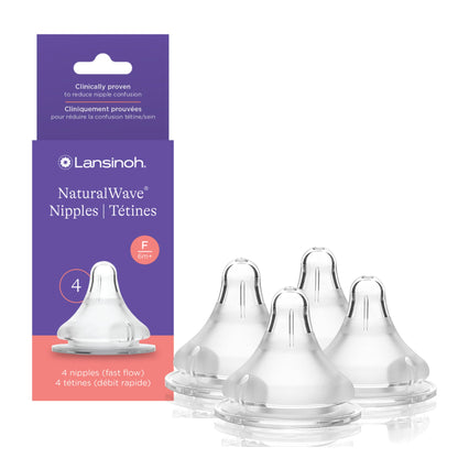 Lansinoh NaturalWave Nipples Fast Flow