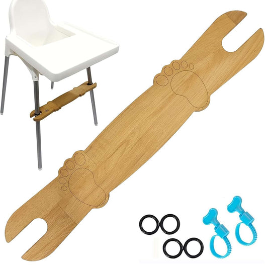 YYRZZ Footrest for Baby Highchair,Adjustable Non-Slip Natural Bamboo Wooden HighChair Footrest,High Chair Foot Rest