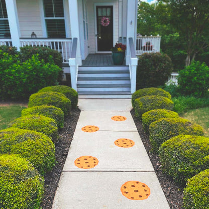 Cookie Vinyl Floor Decals for Sidewalk Events